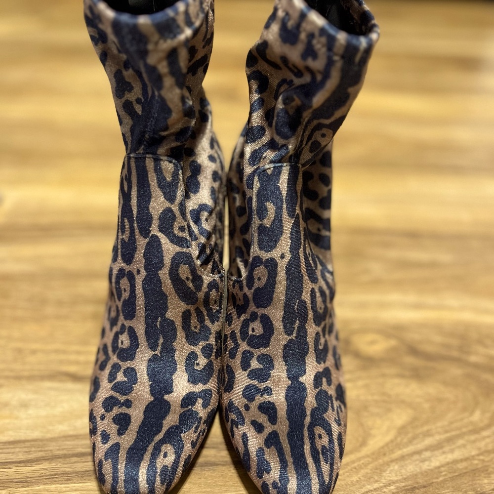 Leopard Print Steve Madden Heel Boot - image 1